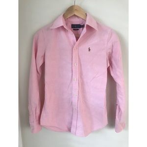 Pinkish red Ralph Lauren XS women’s button down